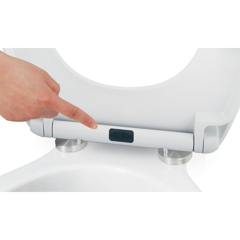 Copriwater WC Thermo Dur EASY CLEAN Bianco - Cerniere in acciaio inox MSV