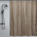 Duschvorhang Polyester TESSA 180x200cm Schwarz und Beige Spirella