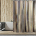 Duschvorhang Polyester TESSA 180x200cm Schwarz und Beige Spirella