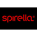Duschvorhang Polyester TESSA 180x200cm Schwarz und Beige Spirella