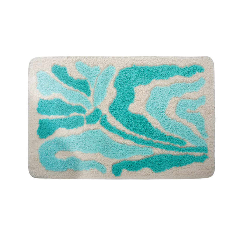 Microfiber bath mat DAISY 50x80cm Blue Spirella