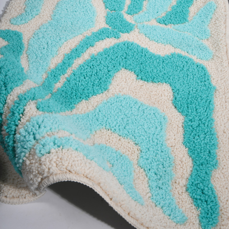 Tappetino da bagno in microfibra DAISY 50x80cm Spirella Blu