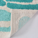 Alfombra de baño de microfibra DAISY 50x80cm Azul  Spirella