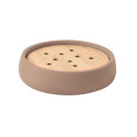 Polyresin & wood soap dish SVEN cappuccino Spirella