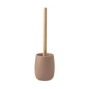 Brosse wc avec support Polyrésine & bois SVEN cappuccino Spirella