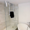 Toallero Will para mamparas de ducha, puertas o montaje en pared MSV