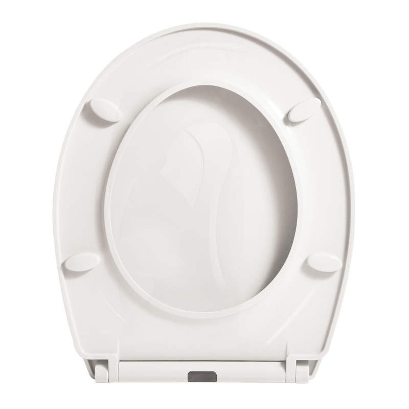 SEDILE PER WC BROOKE PP 100% RICICLATO BIANCO LUCIDO SPIRELLA