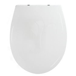 BROOKE PP TOILET SEAT 100% RECYCLED GLOSS WHITE SPIRELLA