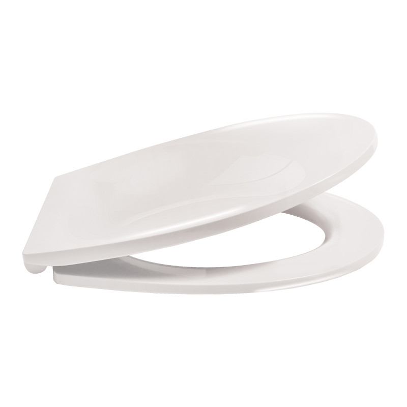 SEDILE PER WC BROOKE PP 100% RICICLATO BIANCO LUCIDO SPIRELLA