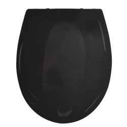 BROOKE PP TOILET SEAT 100% RECYCLED GLOSS BLACK SPIRELLA