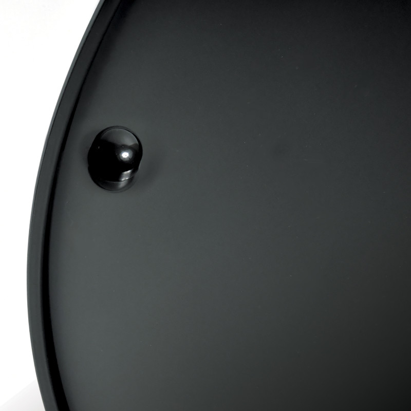 SEDILE PER WC BROOKE PP 100% RICICLATO NERO LUCIDO SPIRELLA