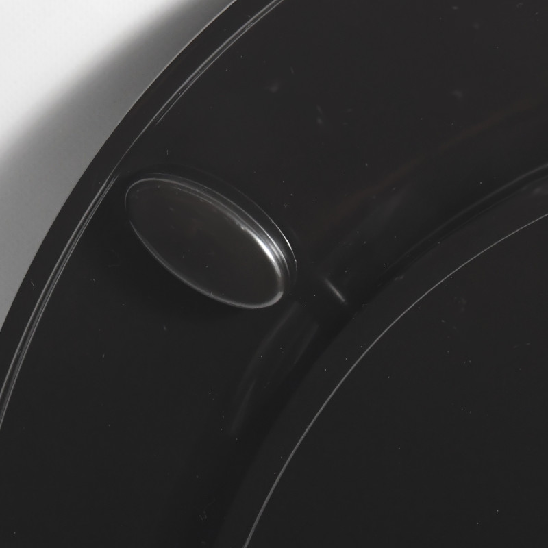 ABATTANT WC BROOKE  PP 100% RECYCLE NOIR BRILLANT SPIRELLA