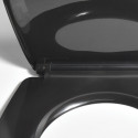 BROOKE PP TOILET SEAT 100% RECYCLED GLOSS BLACK SPIRELLA