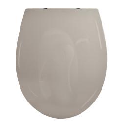 BROOKE PP ASIENTO INODORO 100% RECICLADO BRILLO TAUPE SPIRELLA