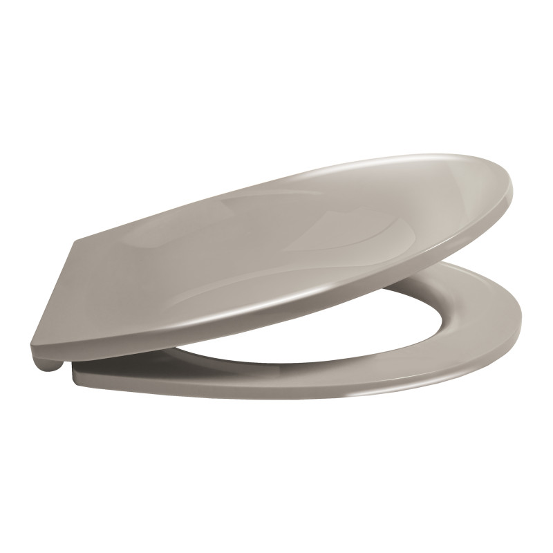 SEDILE PER WC BROOKE PP 100% RICICLATO TAUPE LUCIDO SPIRELLA