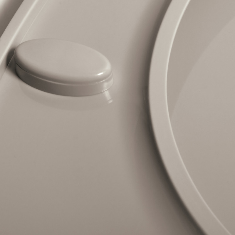 SEDILE PER WC BROOKE PP 100% RICICLATO TAUPE LUCIDO SPIRELLA