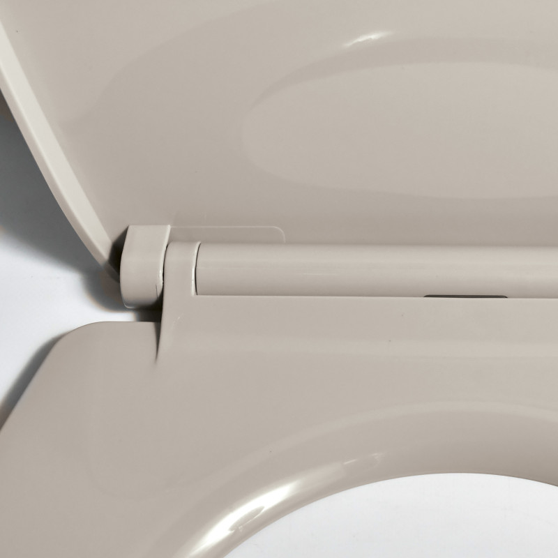 SEDILE PER WC BROOKE PP 100% RICICLATO TAUPE LUCIDO SPIRELLA
