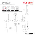 Combiné Wc DARWIN Acier chromé & Porcelaine Spirella