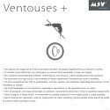 Porte Savon Bain Acier Chromé VENTOUSES Gris MSV