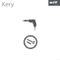 3-tier shelf KERY Steel Matte black MSV
