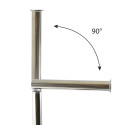 MSV Combiné Wc Inox & Verre Gris