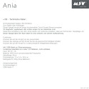 Specchio con Luce Led ANIA Nero Opaco MSV