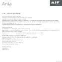 Miroir Lumineux à  Led ANIA Gris Foncé MSV