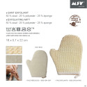 Gant de bain exfoliant en sisal MSV
