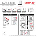 Gobelet à  fixer Porcelaine & Acier chromé MAX LIGHT Blanc Spirella