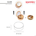 Miroir & Boà®te à bijoux Bambou ovale ALAIS Spirella