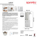 LEVY Dispensador automático de jabón por infrarrojos White Spirella