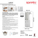 Soap dispenser LEVY White infrared automatic Spirella
