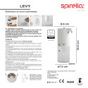 Soap dispenser LEVY White infrared automatic Spirella
