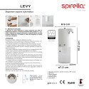 Soap dispenser LEVY White infrared automatic Spirella