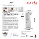 Soap dispenser LEVY White infrared automatic Spirella