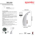 SELMA Dispensador de jabón automático por infrarrojos Spirella blanco