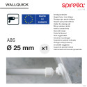 Support pour l’installation des barres 25mm Spirella