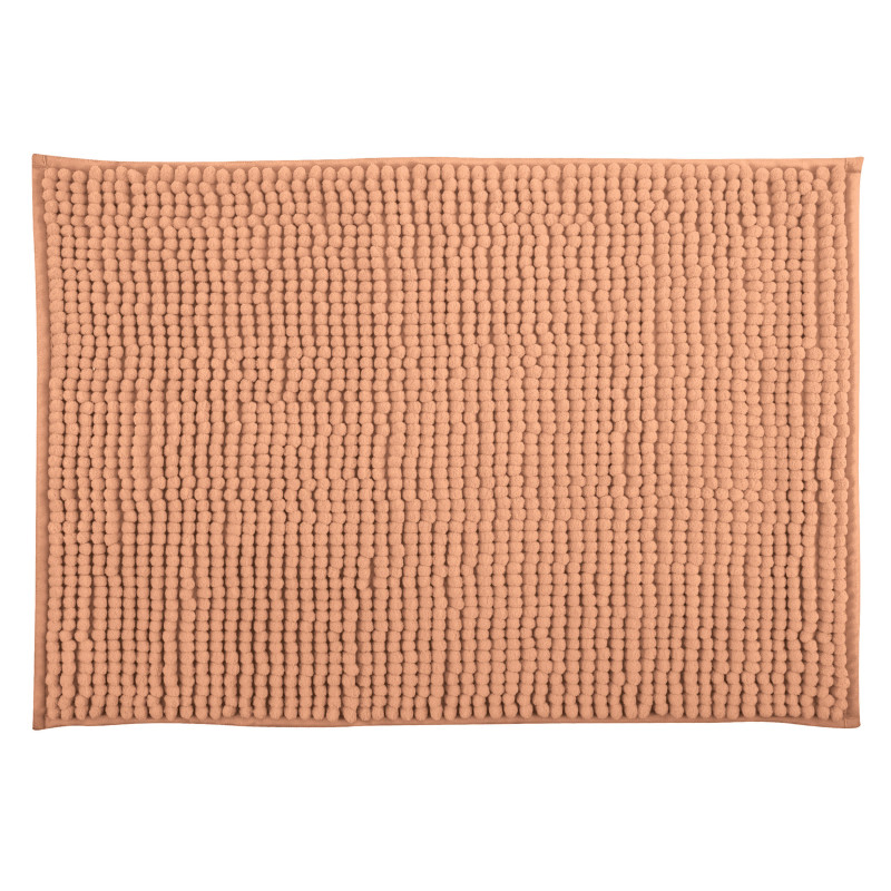 CHENILLE BATH MAT 40X60 CM PEACH