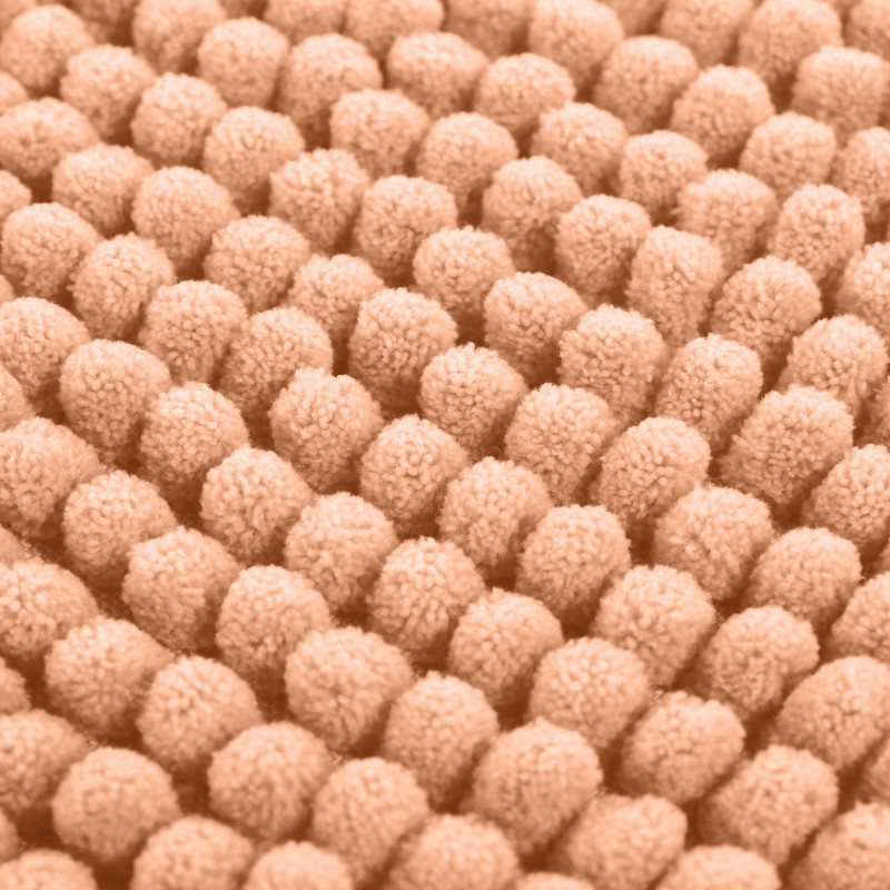 ALFOMBRA DE BAÑO CHENILLE 40X60 CM MELOCOTÓN