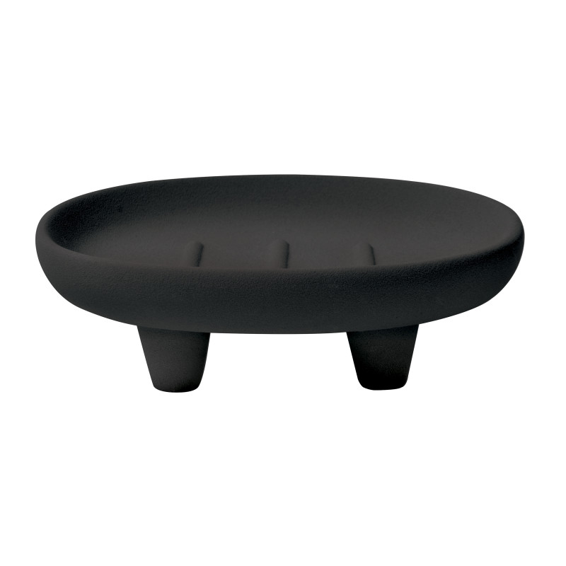 Jabonera de Gres ORGANIC NEGRO Spirella