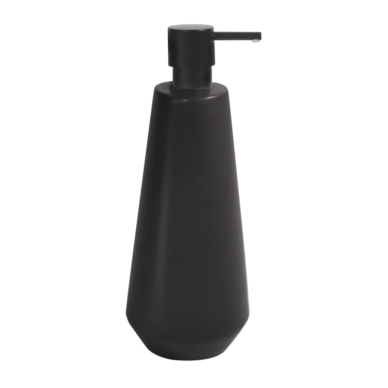 BLACK JOSHUA SOAP DISPENSER WITH BLACK PUMP