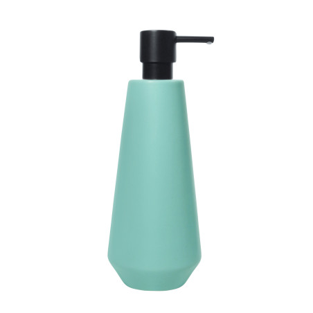 DISPENSADOR DE JABÓN JOSHUA Matt Aqua CON BOMBA NEGRA