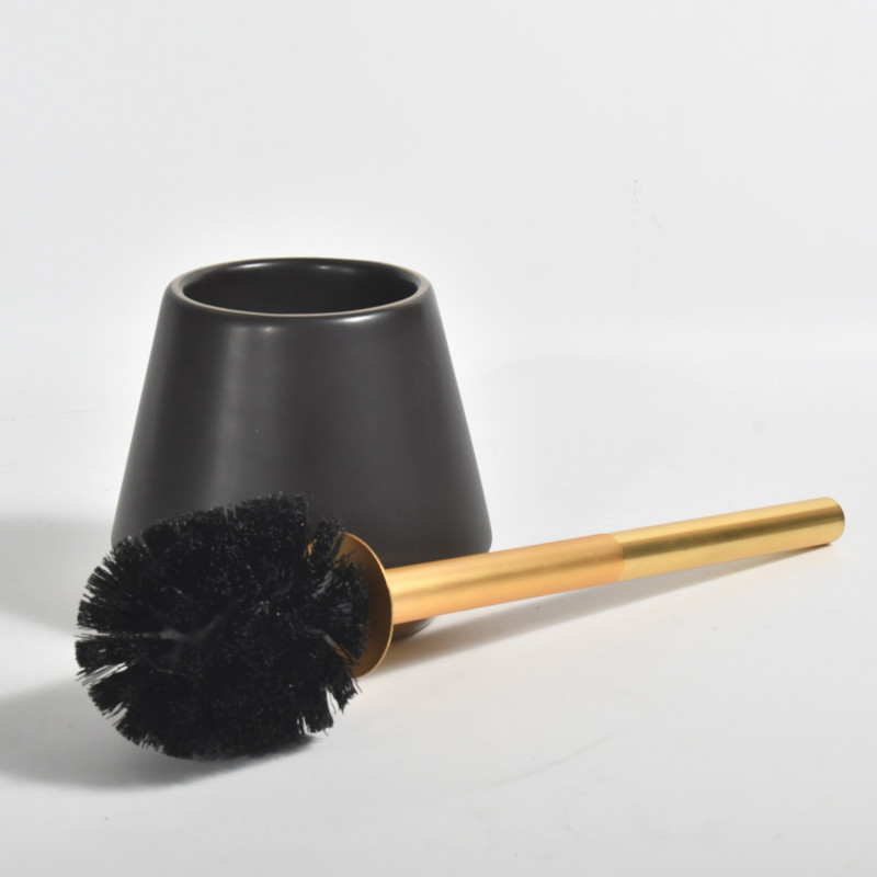 ESCOBILLERO JOSHUA ORO MATE/MANGO ORO BRILLANTE