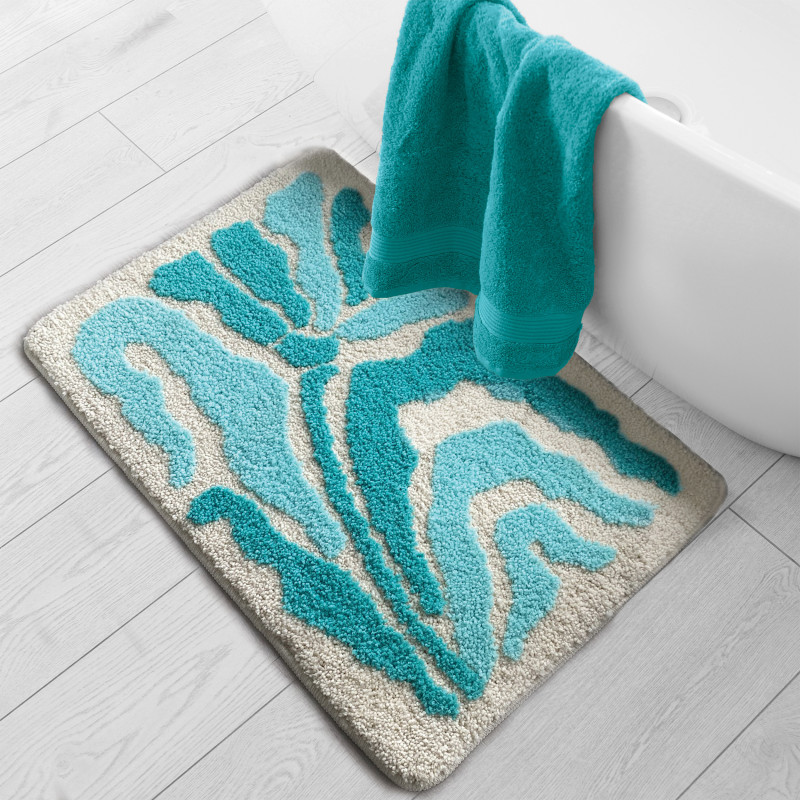 Tappetino da bagno in microfibra DAISY 50x80cm Spirella Blu