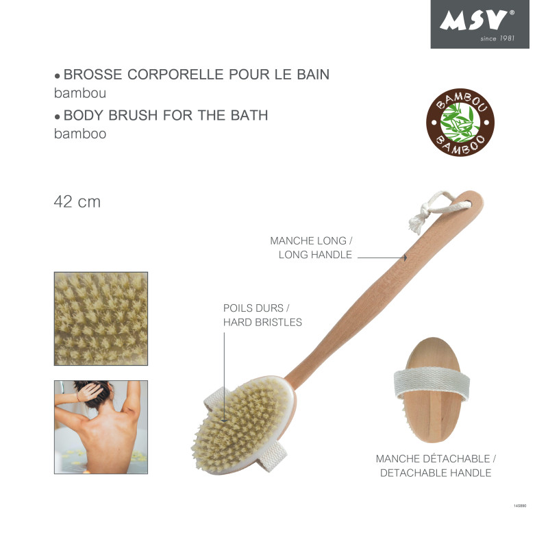 BAMBOU-BRÜSTE FÜR DAS BAD 42cm