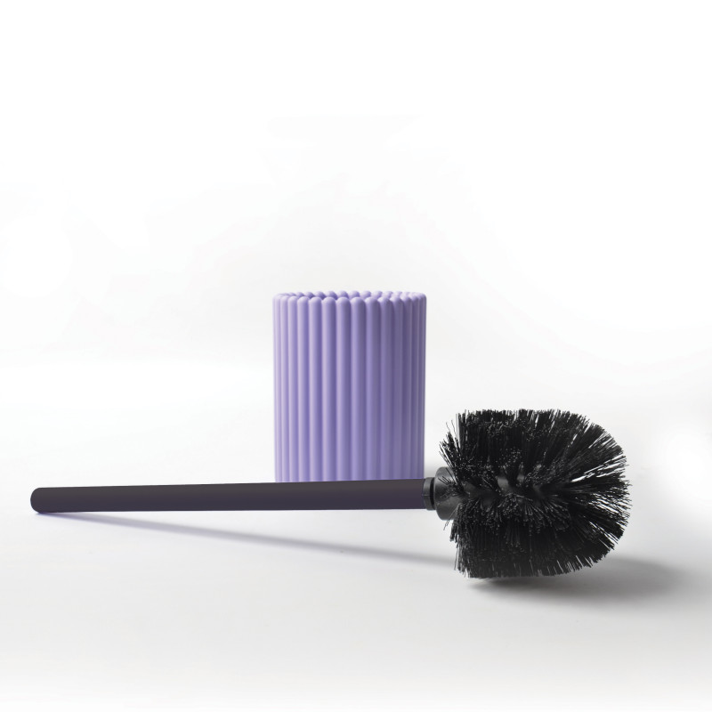 KEONI Lavender MSV toilet brush with polyresin holder