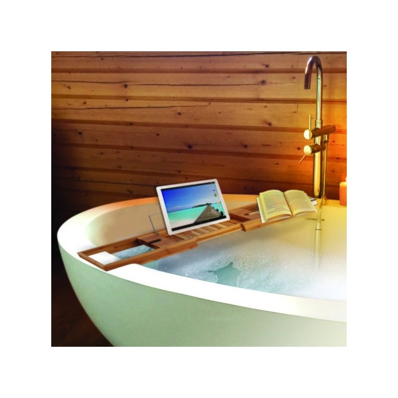 MSV Pont de baignoire extensible Bambou MSV