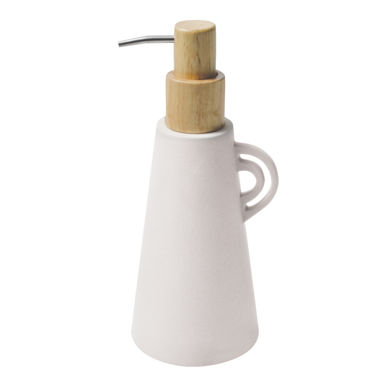 Soap dispenser Stoneware ORGANIC Off-white Spirella