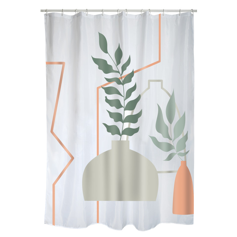 POLYESTER SHOWER CURTAIN 180x200CM KENZI
