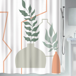 POLYESTER SHOWER CURTAIN 180x200CM KENZI